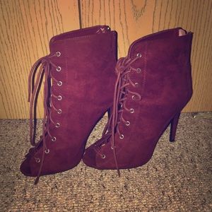 Burgundy Heels